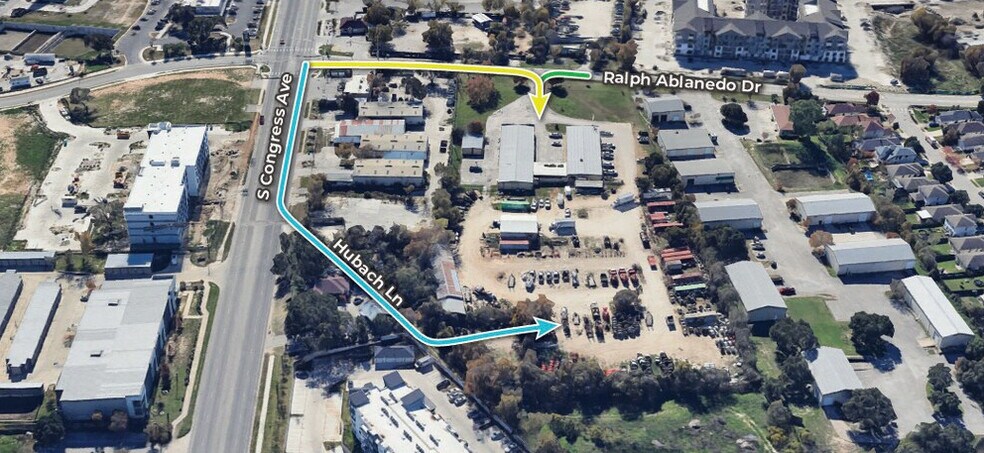 114 Ralph Ablanedo Dr, Austin, TX for sale - Aerial - Image 2 of 8