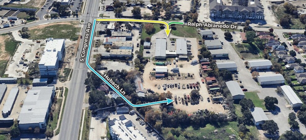 114 Ralph Ablanedo Dr, Austin, TX à vendre - Aérien - Image 2 de 8