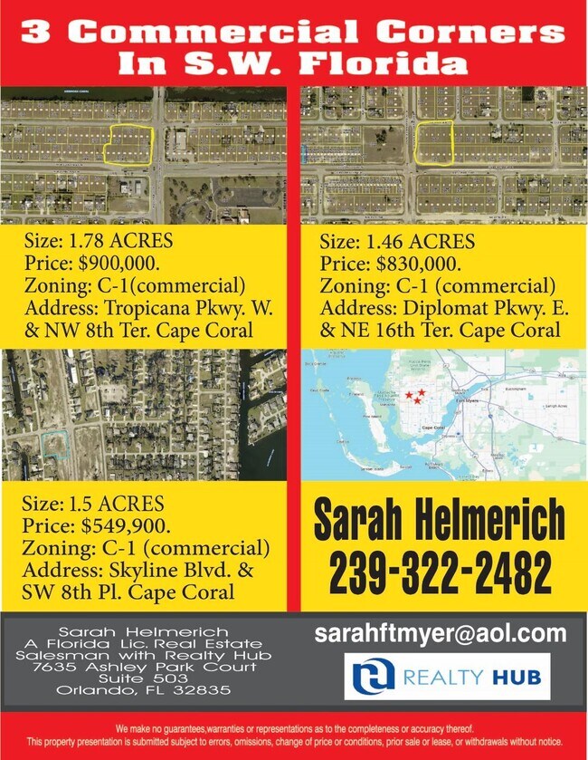 More details for 1601 Tropicana Parkway W, Cape Coral, FL - Land for Sale