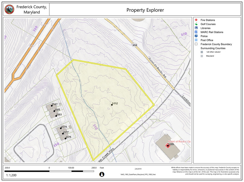 1812 Ballenger Creek Pike, Point Of Rocks, MD à vendre - Plan cadastral - Image 2 de 2