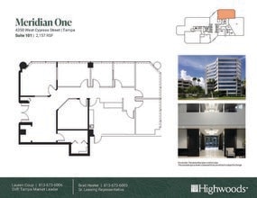 4350 W Cypress St, Tampa, FL à louer Plan d’étage- Image 1 de 1