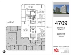 4709-4711 Golf Rd, Skokie, IL à louer Plan de site- Image 1 de 1