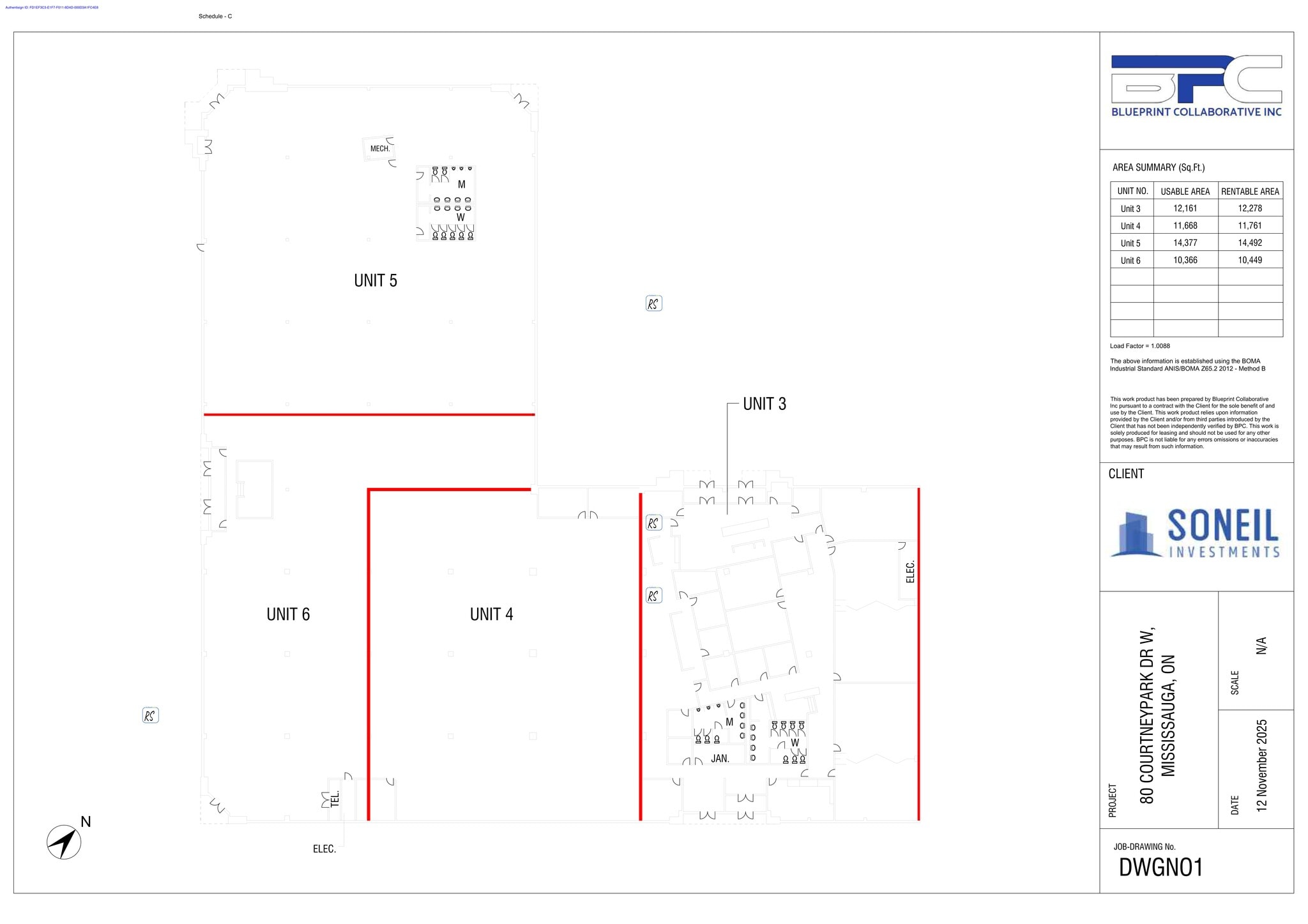 80 Courtneypark Dr W, Mississauga, ON à louer Plan de site- Image 1 de 39