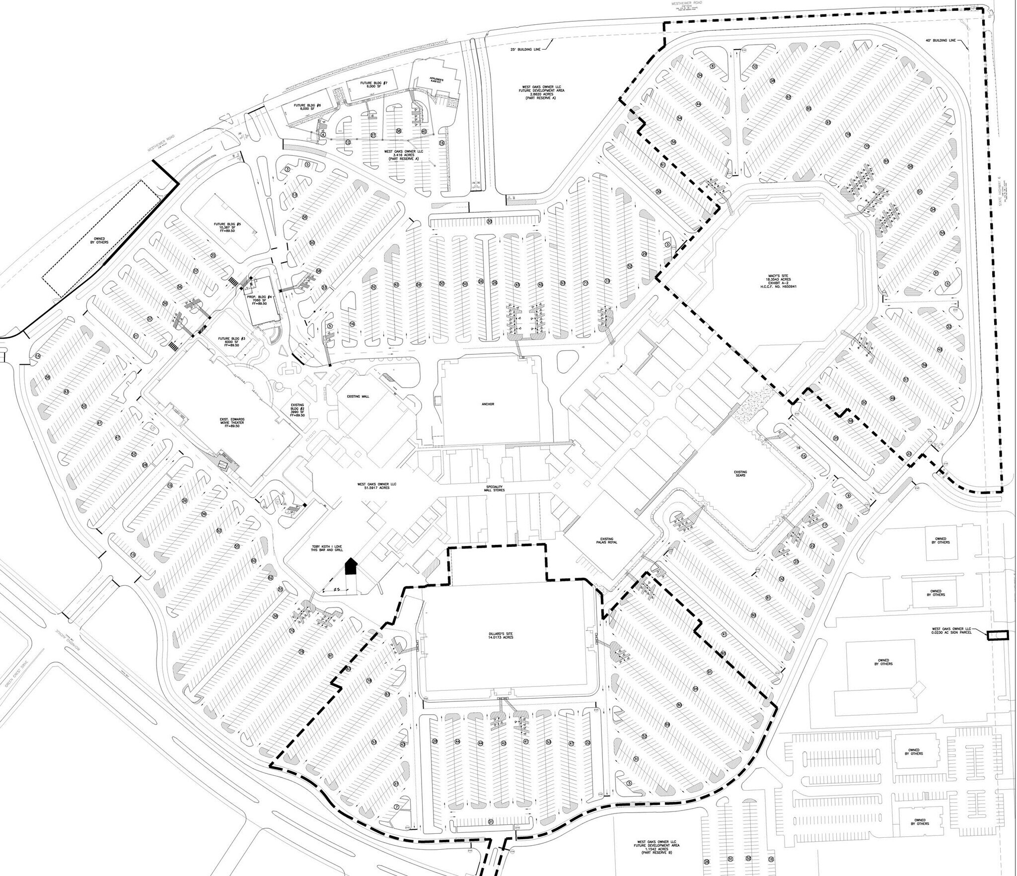 1000 West Oaks Mall, Houston, TX à louer Aérien- Image 1 de 2