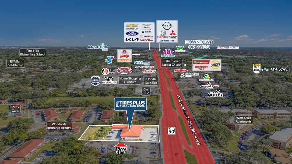 6603 W Colonial Dr, Orlando, FL à vendre - Photo du bâtiment - Image 3 de 5