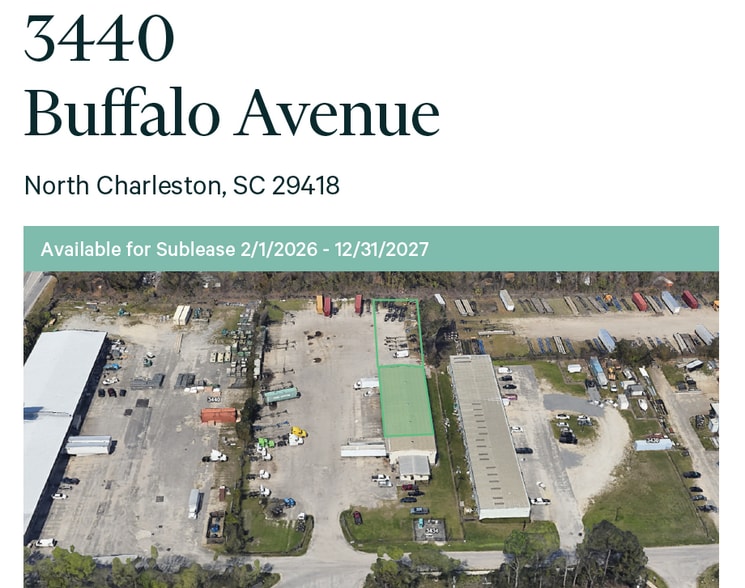 3440 Buffalo Ave, North Charleston, SC for lease - Primary Photo - Image 1 of 23