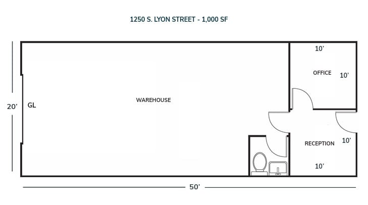 1233-1255 S Wright St, Santa Ana, CA à louer Plan d’étage- Image 1 de 1