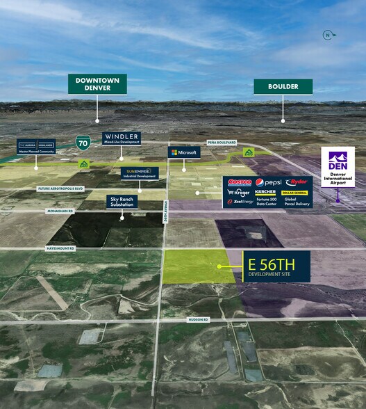 E 56th Ave & Hudson Rd, Aurora, CO à vendre - Photo du bâtiment - Image 1 de 2