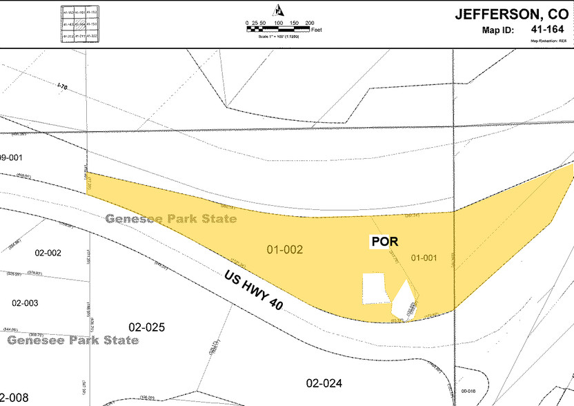 29259-29339 US Hwy 40, Evergreen, CO for lease - Plat Map - Image 2 of 4