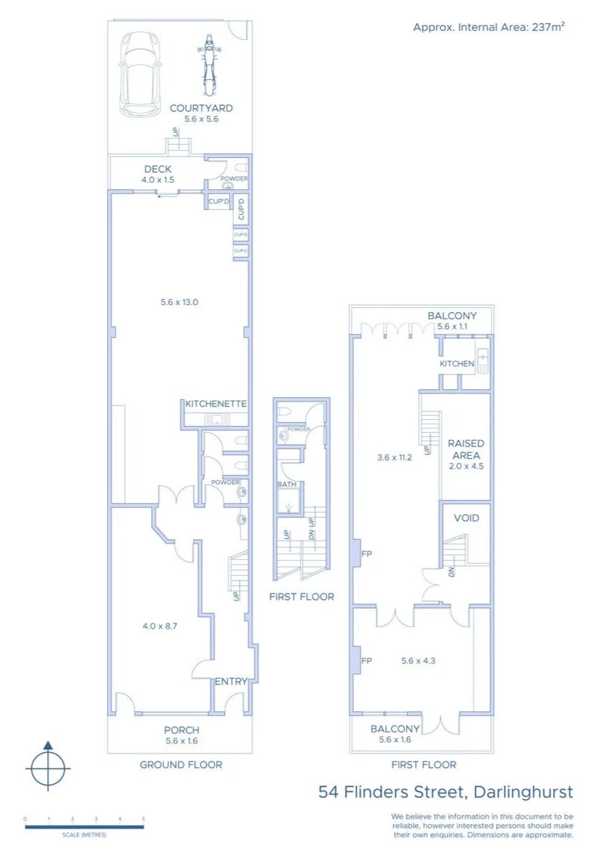 54 Flinders St, Darlinghurst à louer Plan d’étage- Image 1 de 6