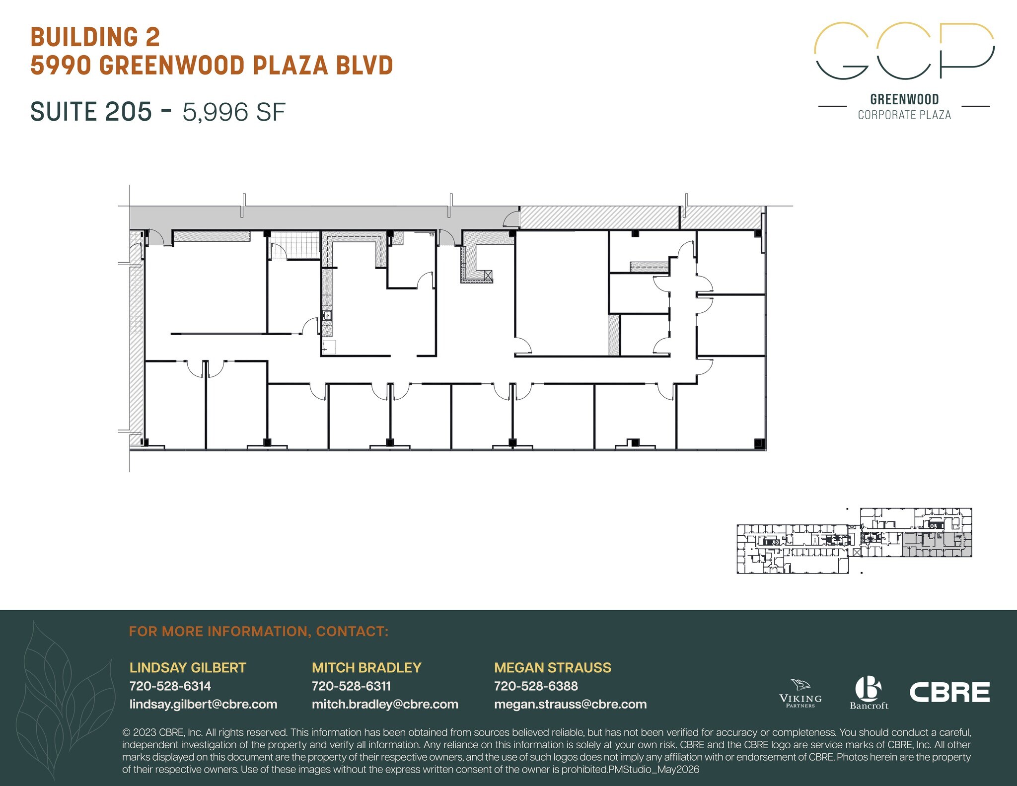 5990 Greenwood Plaza Blvd, Greenwood Village, CO for lease Site Plan- Image 1 of 1