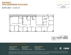5990 Greenwood Plaza Blvd, Greenwood Village, CO for lease Site Plan- Image 1 of 1
