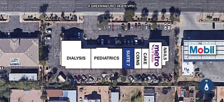 3305 E Greenway Rd, Phoenix, AZ for lease Site Plan- Image 1 of 1
