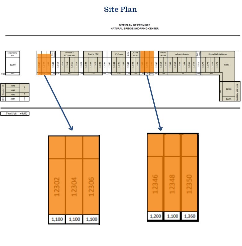 12243-12305 Natural Bridge Rd, Bridgeton, MO for lease Site Plan- Image 1 of 1