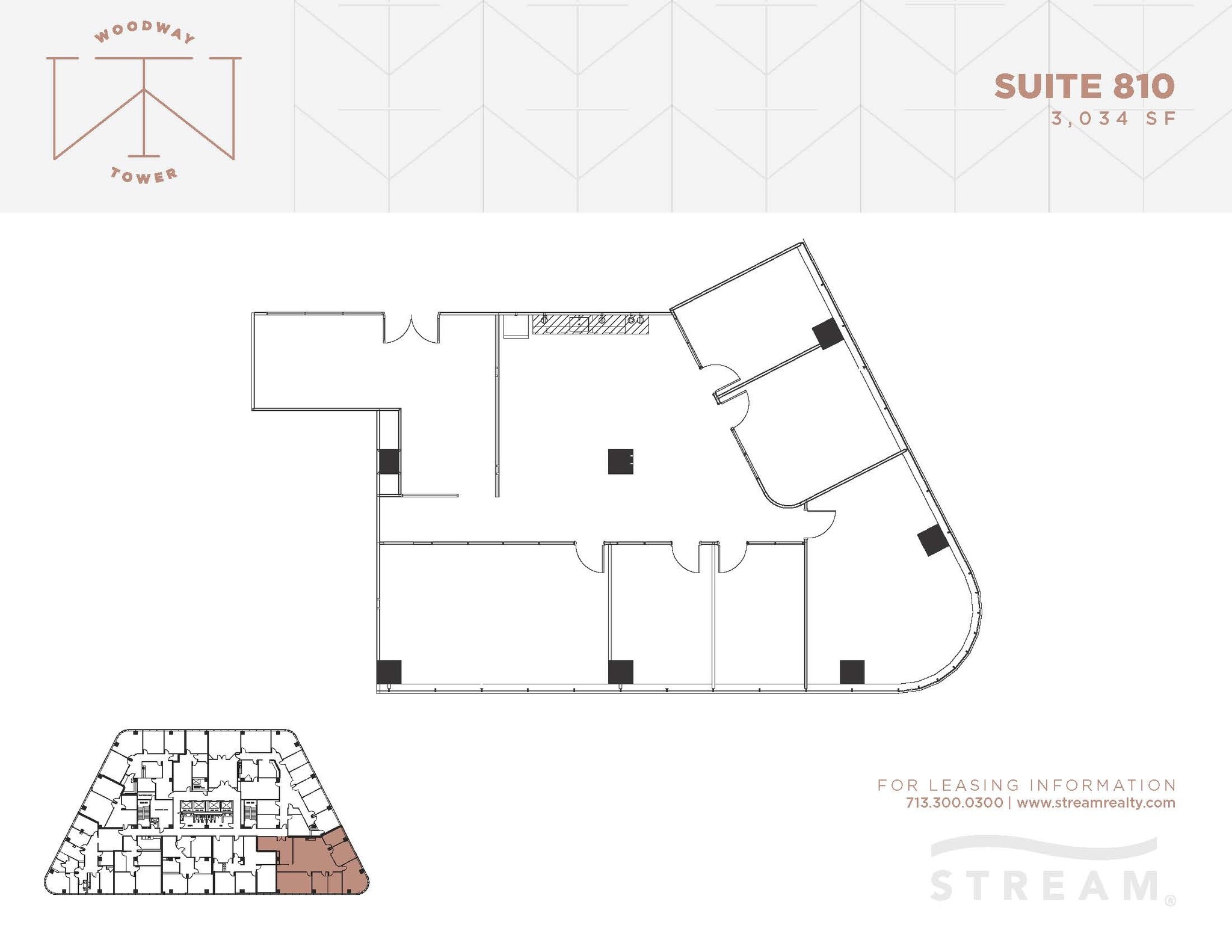 6363 Woodway Dr, Houston, TX for lease Floor Plan- Image 1 of 1