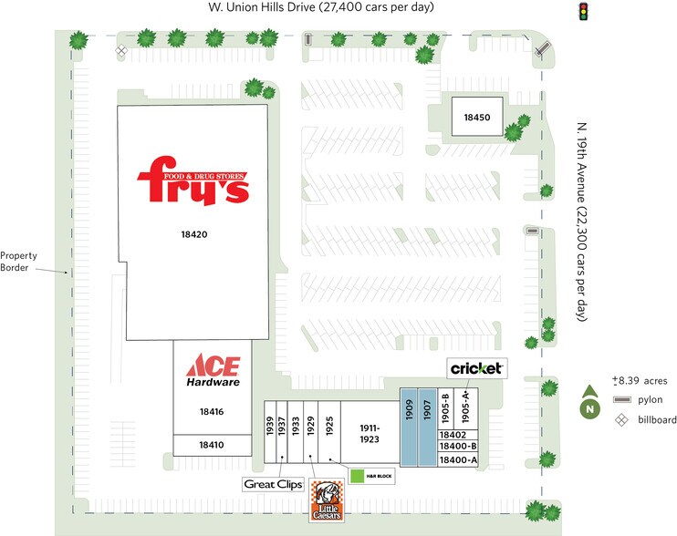 N 19th Ave, Phoenix, AZ à louer - Plan de site - Image 3 de 14