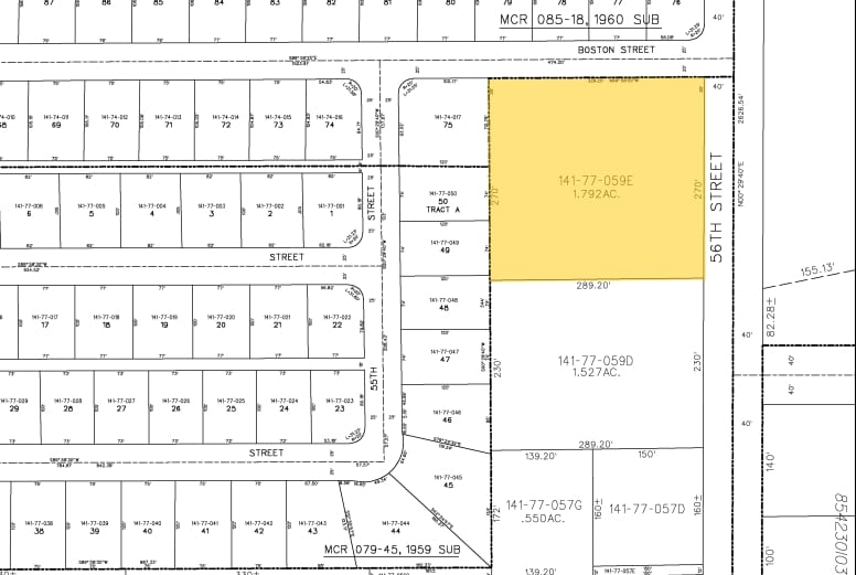 152 N 56th St, Mesa, AZ for sale - Plat Map - Image 2 of 34