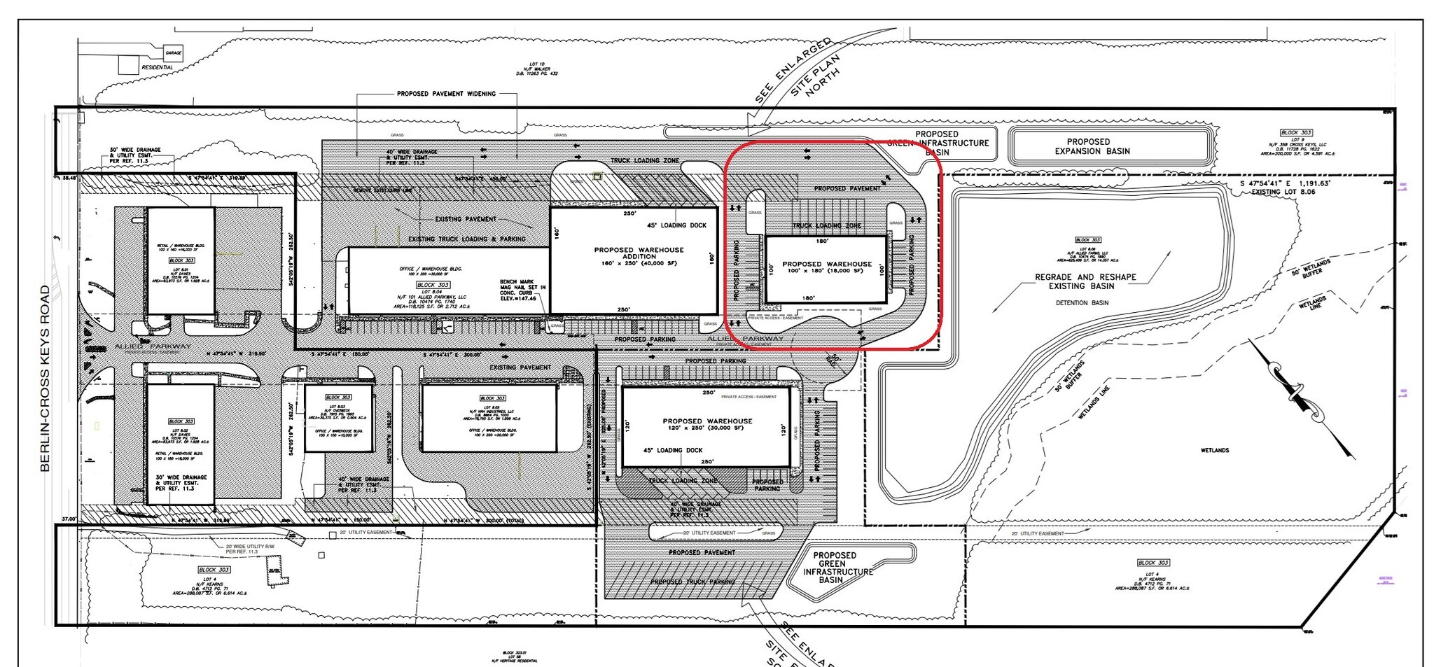 109 allied parkway, Sicklerville, NJ à louer Plan de site- Image 1 de 3
