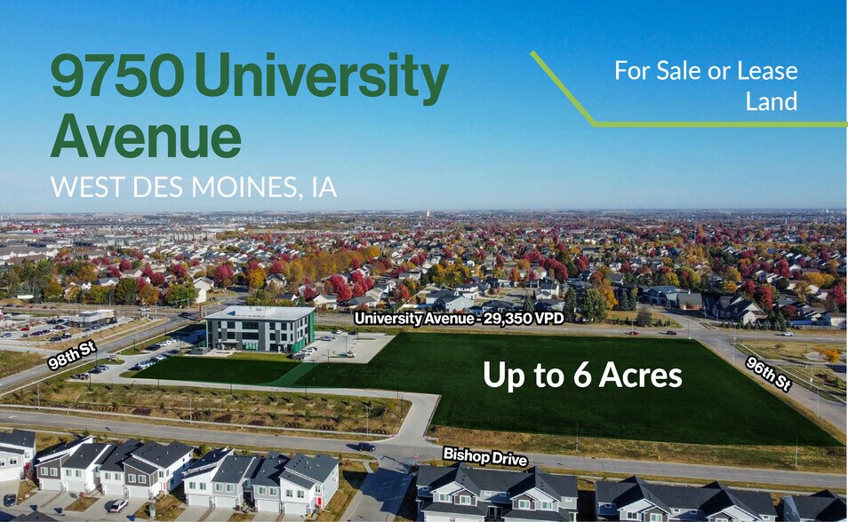 9750 University Ave, West Des Moines, IA à louer - Photo du bâtiment - Image 1 de 5