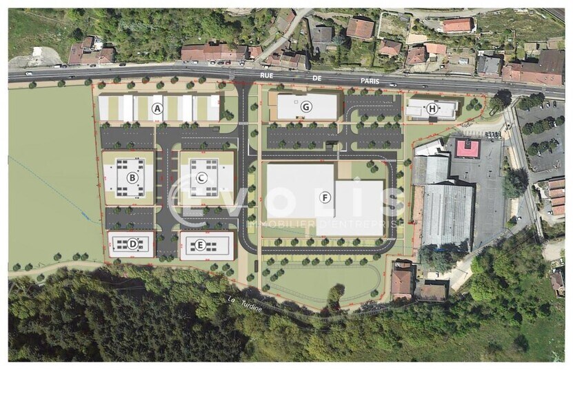 Bureau dans Tarare à louer - Photo du bâtiment - Image 3 de 44