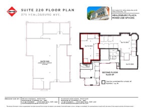 375 Healdsburg Ave, Healdsburg, CA à louer Plan d’étage- Image 1 de 6