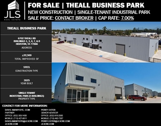 More details for Theall Business Park – Industrial for Sale, Houston, TX