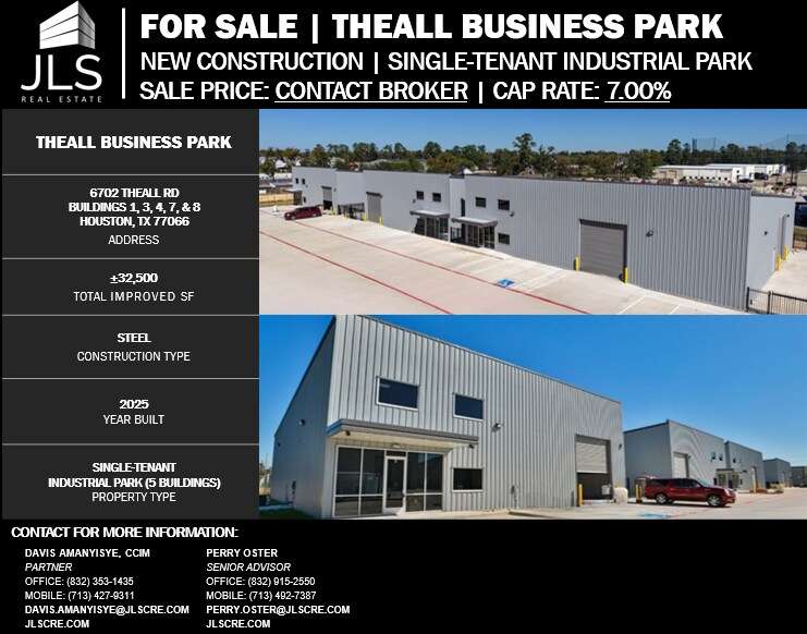 Theall Business Park portefeuille de 5 propriétés à vendre sur LoopNet.ca Photo principale- Image 1 de 10