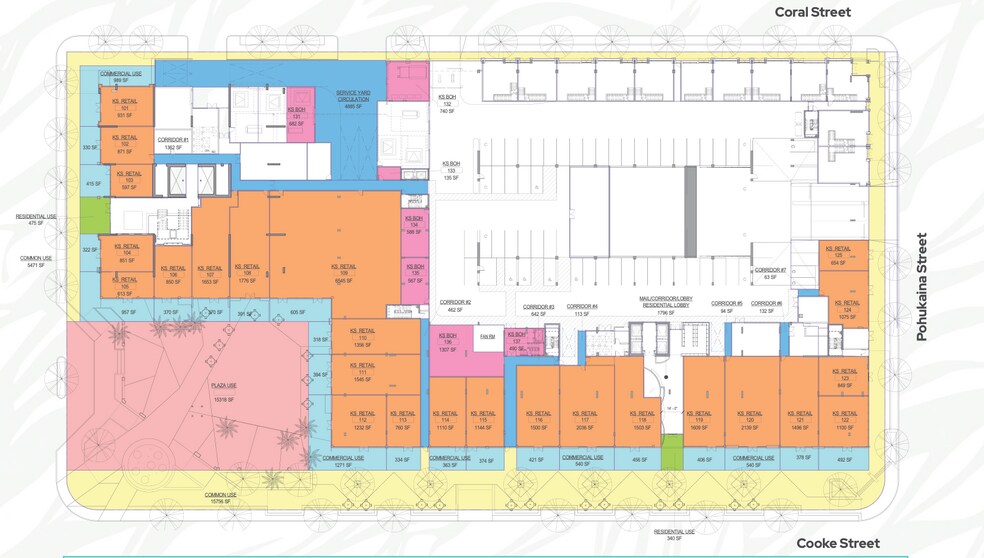 404 Cooke St, Honolulu, HI à louer - Plan d’étage - Image 2 de 9