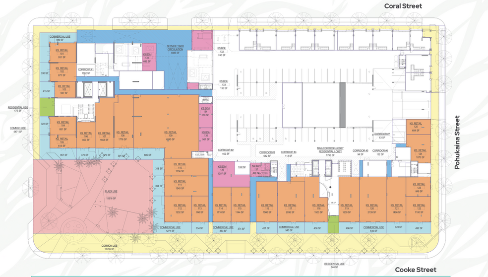 404 Cooke St, Honolulu, HI à louer - Plan d’étage - Image 2 de 9