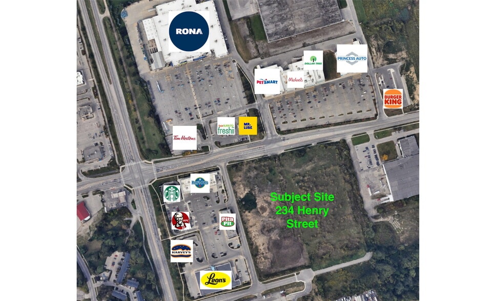 234 Henry St, Brantford, ON for lease - Aerial - Image 2 of 22