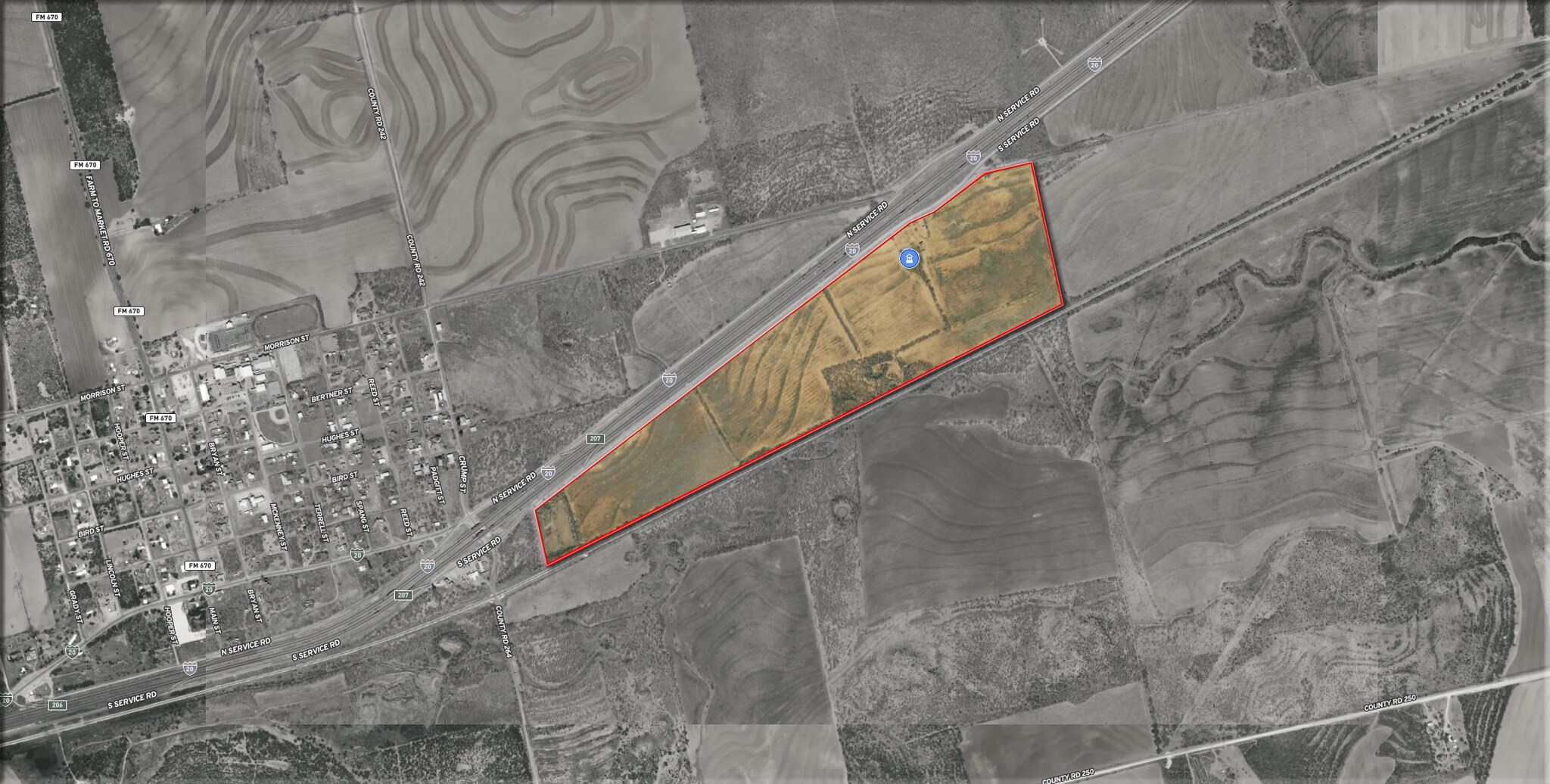 7799 W Interstate 20, Westbrook, TX à vendre Aérien- Image 1 de 4