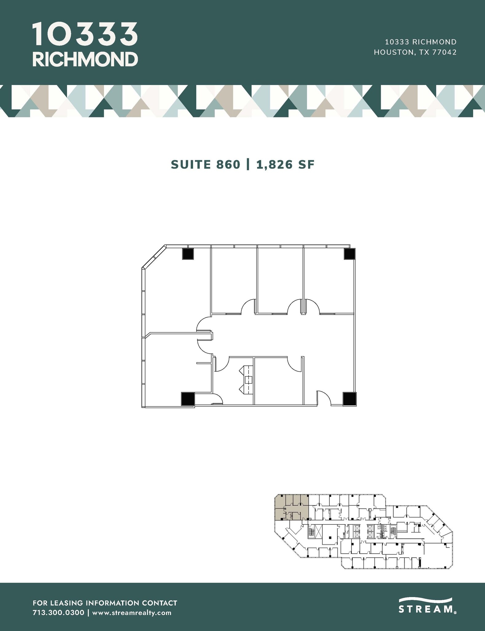 10333 Richmond Ave, Houston, TX for lease Floor Plan- Image 1 of 1