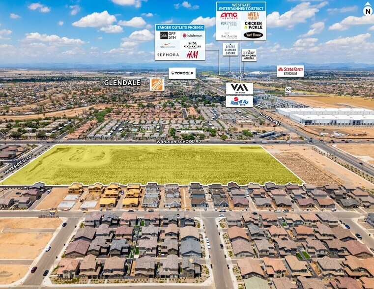 SWC W Indian School Rd & N 99th Ave, Avondale, AZ à vendre - Photo du bâtiment - Image 2 de 2