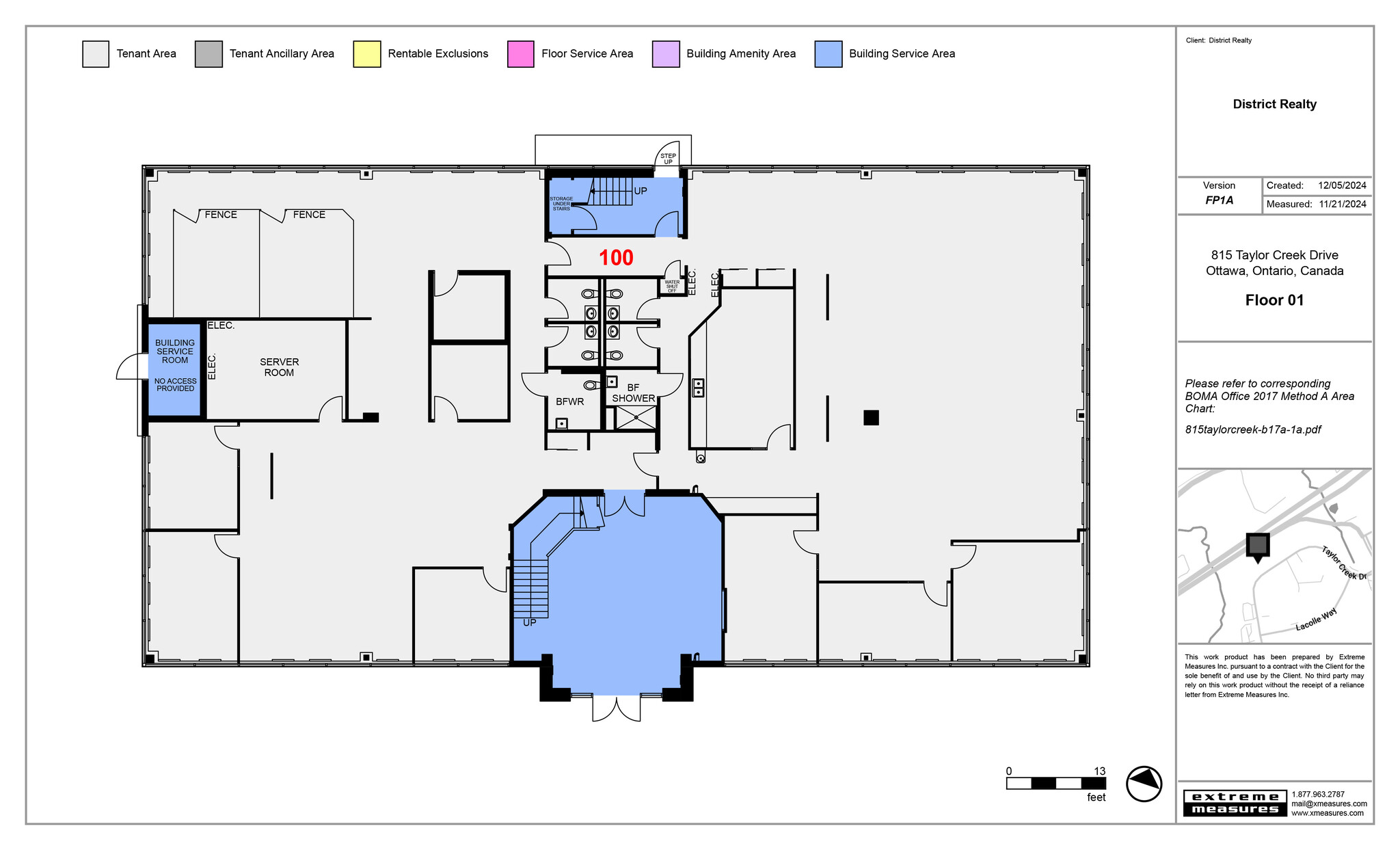 815 Taylor Creek Dr, Ottawa, ON for lease Floor Plan- Image 1 of 6