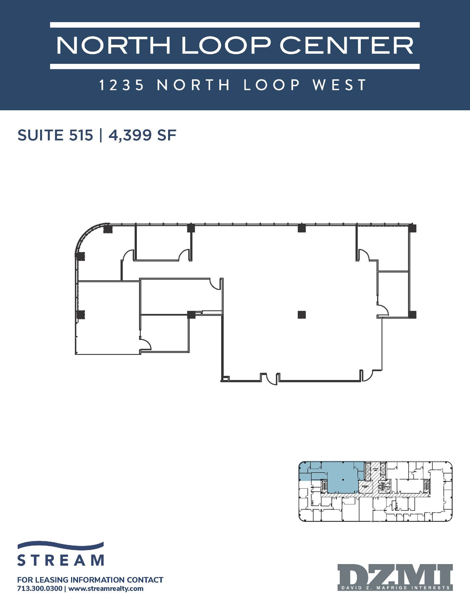 1235 North Loop W, Houston, TX à louer Plan d’étage- Image 1 de 1