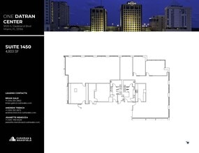 9130 S Dadeland Blvd, Miami, FL à louer Plan d’étage- Image 1 de 1