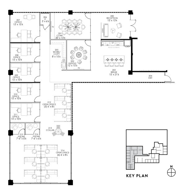 3400 Carlisle St, Dallas, TX for lease Floor Plan- Image 1 of 1