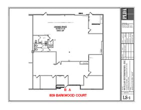 809 Barkwood Ct, Linthicum, MD for lease Floor Plan- Image 1 of 1
