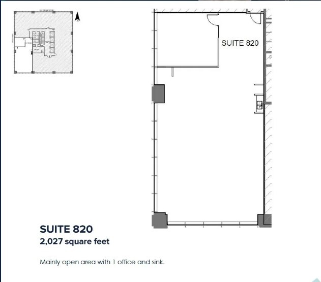 750 W Pender St, Vancouver, BC à louer Plan d’étage- Image 1 de 1