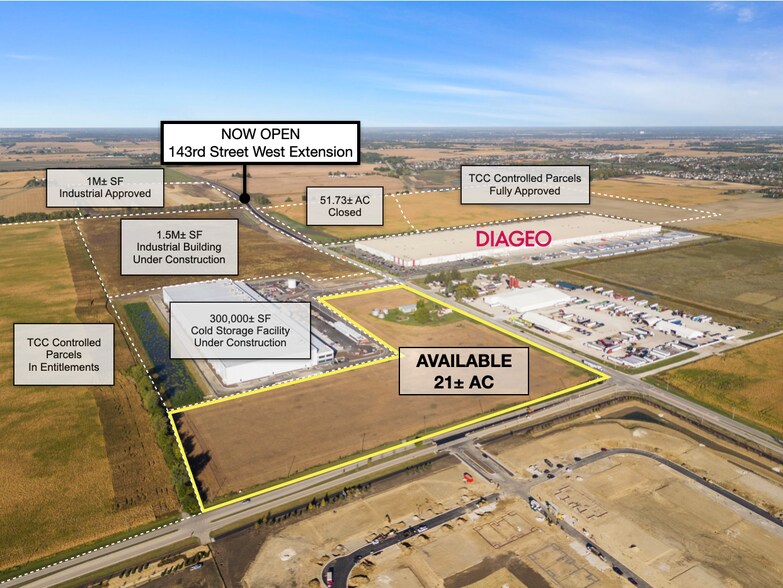 143 & S Steiner Rd, Plainfield, IL à vendre - Aérien - Image 1 de 5