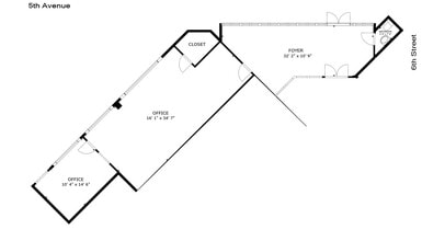 555 5th Ave, Huntington, WV à louer Plan d’étage- Image 2 de 11