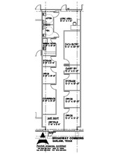 551 Broadway Commons, Garland, TX à louer Plan d  tage- Image 1 de 1