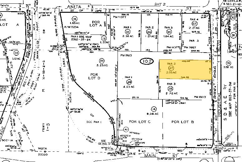 1664 Industrial Blvd, Chula Vista, CA for lease - Plat Map - Image 2 of 2