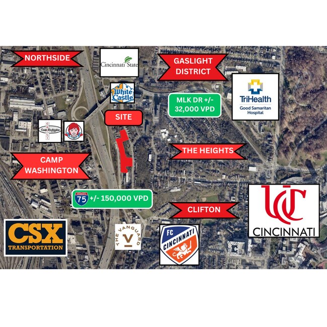 Plus de détails pour 2934 Central Parkway, Cincinnati, OH - Terrain à vendre