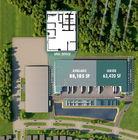 6415 Rankin Rd, Humble, TX à louer - Plan de site - Image 3 de 5