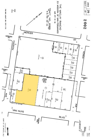 13545-13557 Van Nuys Blvd, Pacoima, CA à louer - Plan cadastral - Image 2 de 12