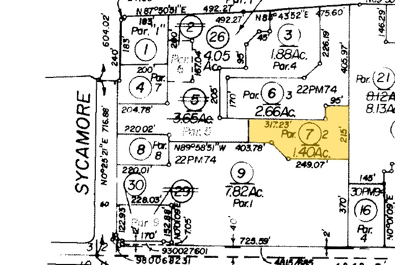 2811-2819 Cochran St, Simi Valley, CA à louer - Plan cadastral - Image 2 de 5