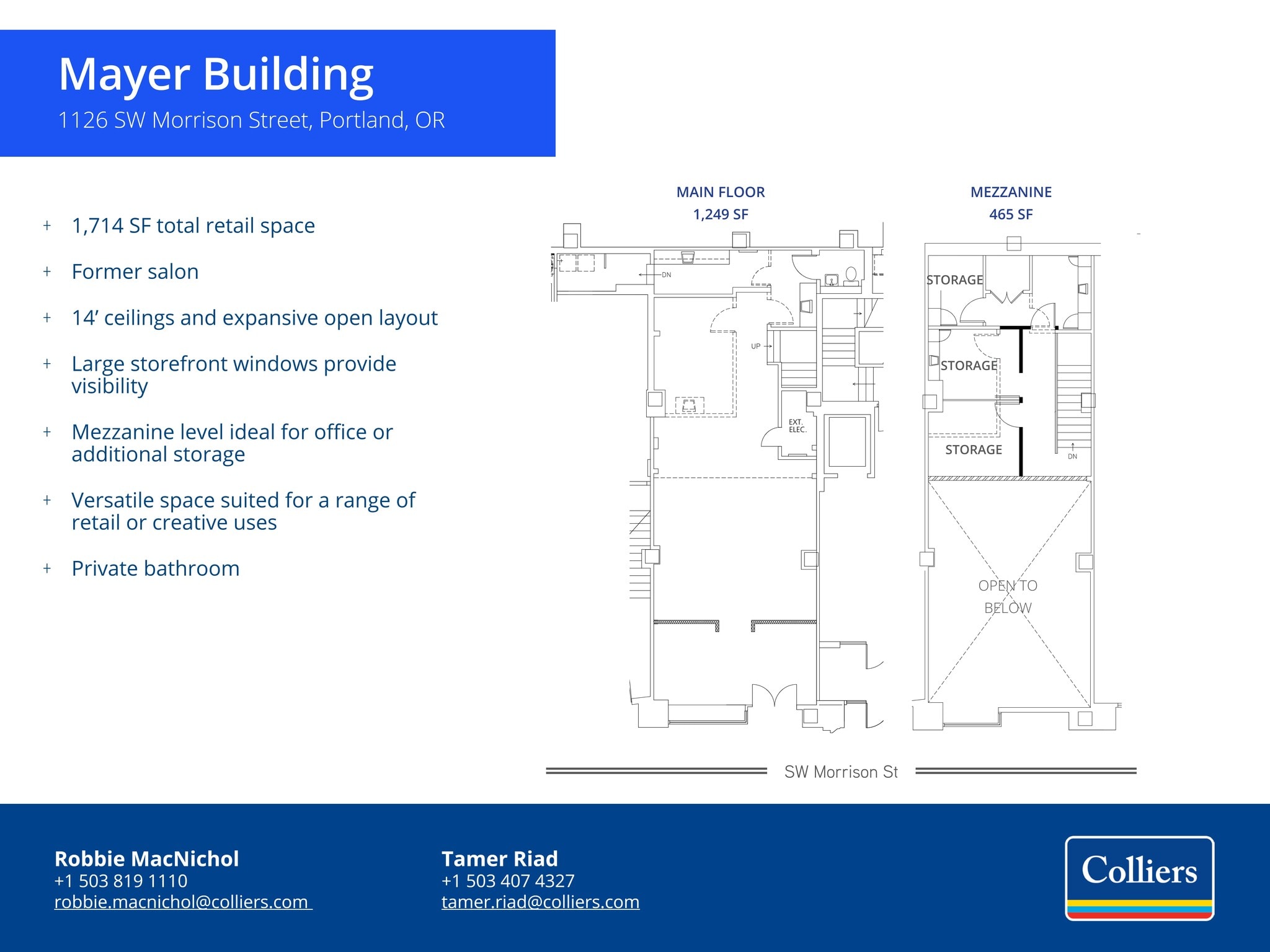 1127-1140 SW Morrison St, Portland, OR for lease Site Plan- Image 1 of 6