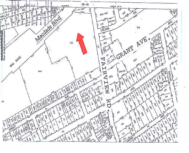 1245 MacDade Blvd, Woodlyn, PA for lease - Plat Map - Image 3 of 10