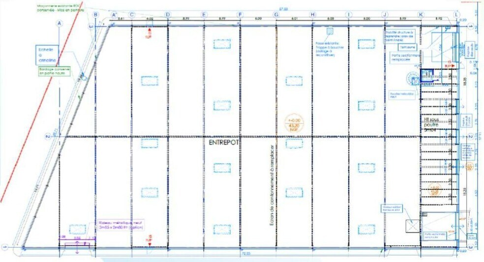 Bureau dans Le Blanc-Mesnil à louer - Plan d’étage - Image 2 de 2